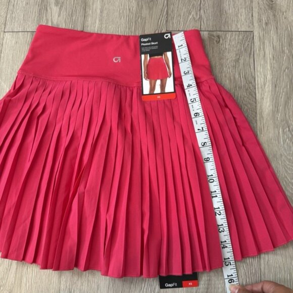 Gap Fit Women's Pleated Skirt Shorts Fuchsia Pink XS Althetic Tennis Skirt - Picture 6 of 6